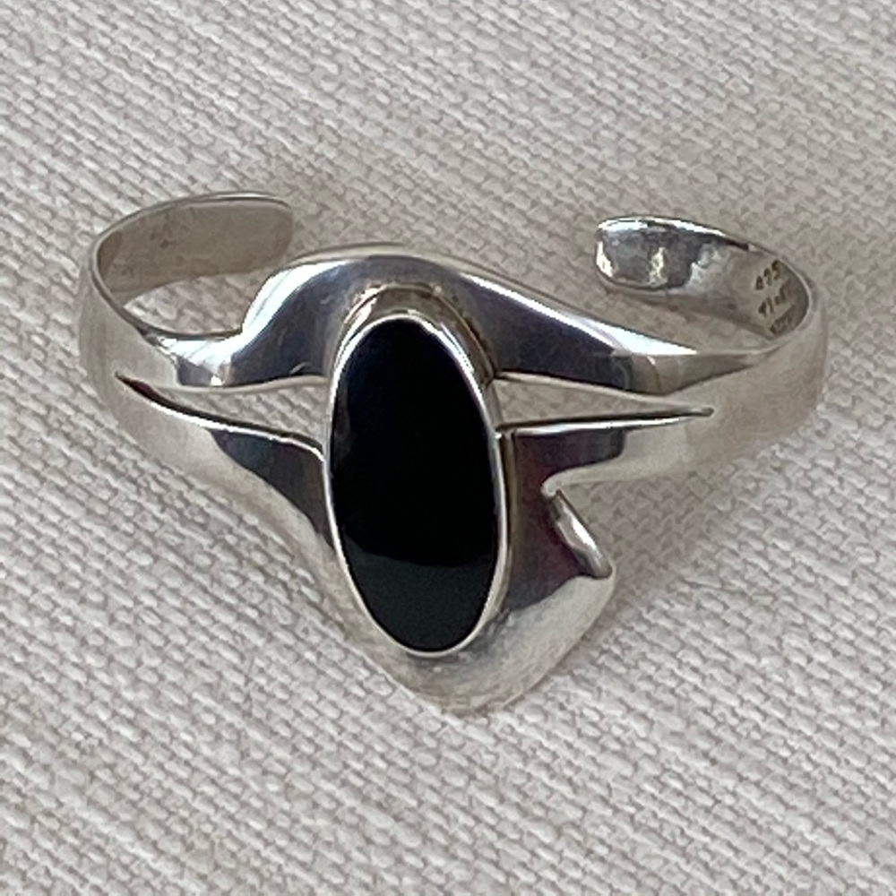 NOT FOR SALE!! Sterling Silver/Black Onyx Bracelet